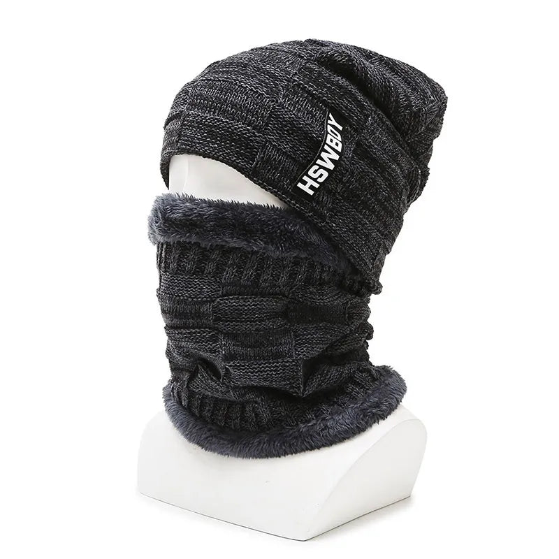 Men's Winter Fleece Lined Knitted Hat