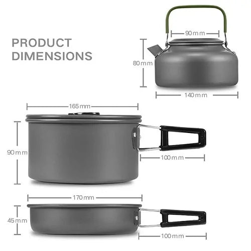 Chow Time! Camping Cookware Set