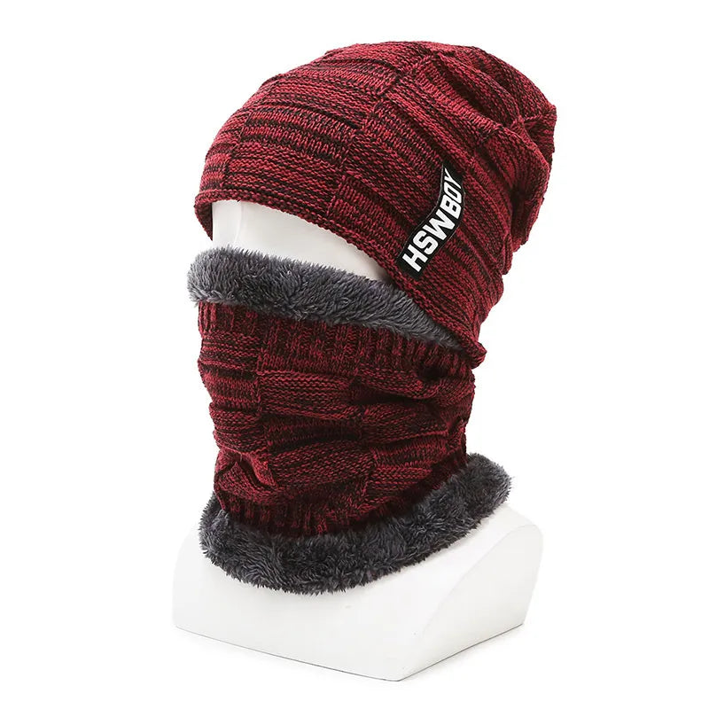 Men's Winter Fleece Lined Knitted Hat