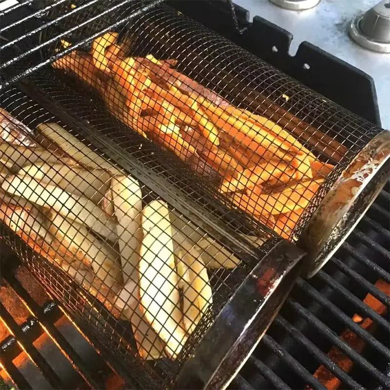 Stainless Steel Round BBQ Basket