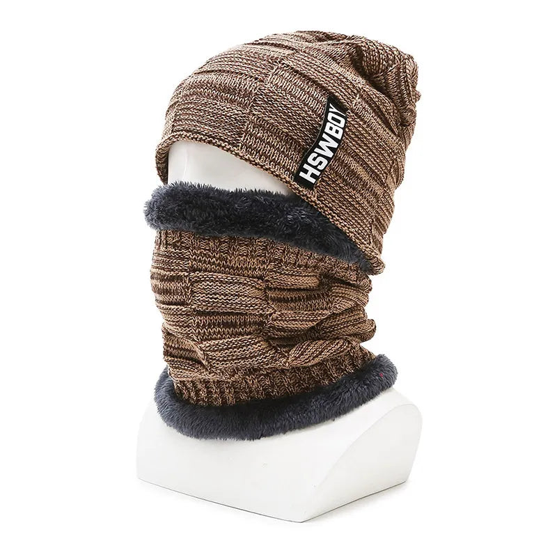 Men's Winter Fleece Lined Knitted Hat